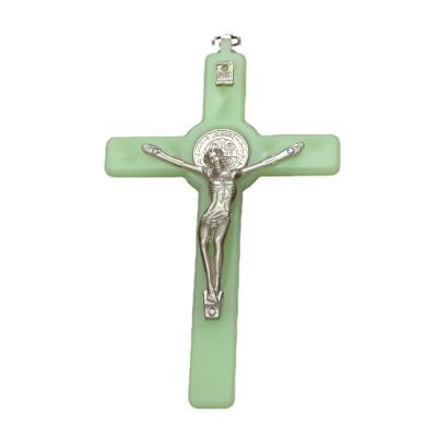 China Plastic Cross Christ Jesus Church Icon Religious Decoration Europe Wholesale Night Light Bitter Catholic for sale