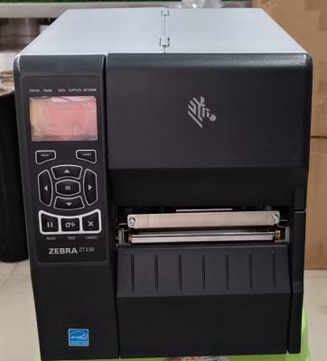 China Zebra ZT230 Original Black And White Industrial Thermal Transfer 203dpi Barcode Label Printer With USB Interface for sale