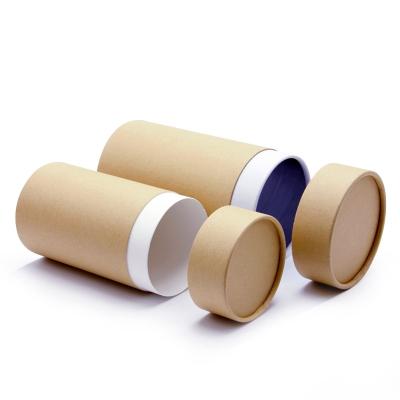 China Customized Recyclable Printed Creative Colorful Round Kraft Cardboard Paper Tube Box For Food Packaging for sale