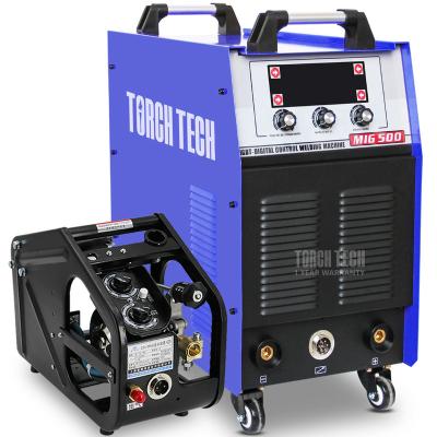 China Industrial Metal Welding IGBT 500 Module MIG Welder CO2 Gas Shield Welding Machine Industrial MIG500IJ With Separate Wire Driver for sale