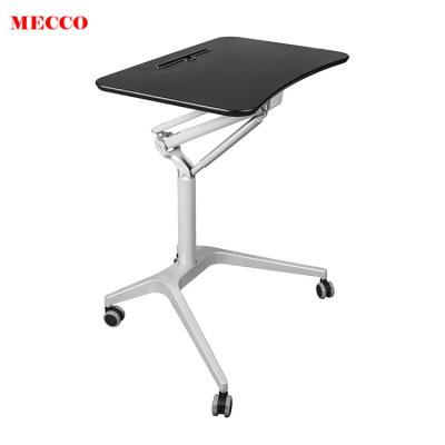 China Factory Direct Selling (Height) Standing Desk Computer Desk Mobile Office Laptop Foldable Cheap Foldable Mobile Adjustable Desk for sale