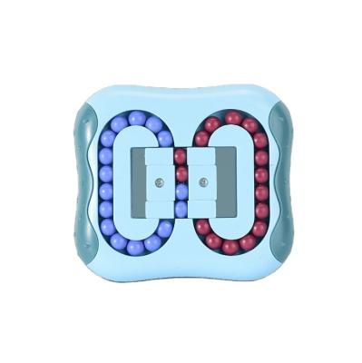 China Wholesale ABS Bean Intelligence Fingertip Cube Magic Rotating Children's Gyro Compass Cube Educational Toy for sale