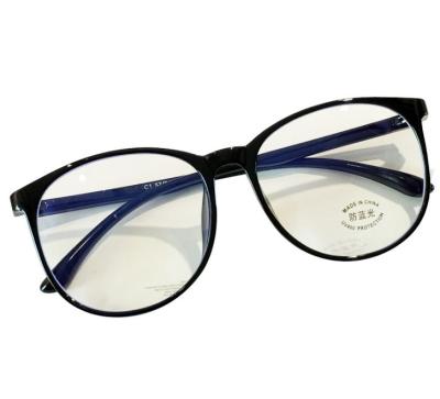 China Fashionable Wholesale Clear Computer Glasses Frame Women Men Blue Light Round Eyewear Anti Blocking Glass Spectacle Optical Monocle for sale