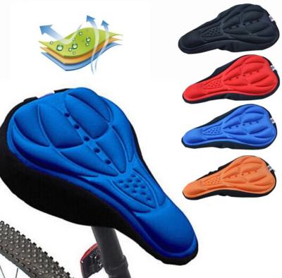 China Comfortable Soft High Quality Breathable Bicycle Saddle Mountain Bike Cycling Seat Mat Cushion Cover for sale