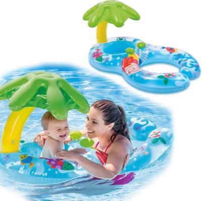 China Water Entertainment Wholesale Ring Baby Pool Float Pool Inflatable Swimming Ring Parent-baby Swim Ring Double for sale