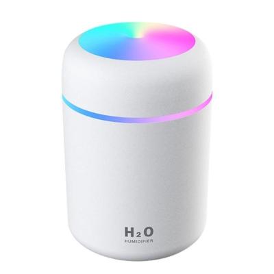 China Wholesale 300ml Car Air Humidifier USB Ultrasonic Essential Oil Diffuser Romantic Soft Lightweight Humidifier for sale