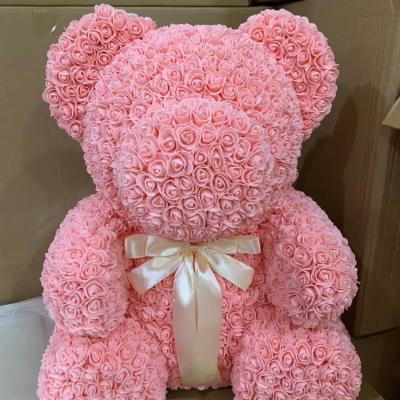 China 2019 Cute Girlfriend High Quantity Valentine's Day Gift 25cm Cute Artificial Pink Teddy Bear For Girlfriend for sale