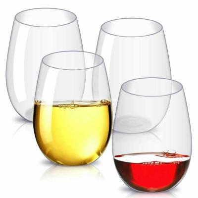 China 400ml 600ml Wine Glass Red Wine Glass Eco - Friendly Plastic Plastic for sale