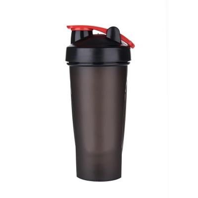 China Viable 400ML 600ML BPA Free Protein Powder Shakers Plastic Water Bottle, Plastic Sports Water Bottle With Metal Ball For Wholesales for sale