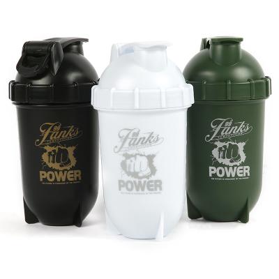 China New Style 500ml Shaker Protein Bottle BPA Viable Plastic Sports Shaker Free Water Bottle for sale