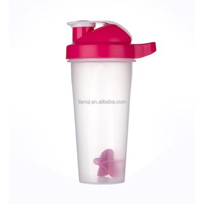 China BPA Free Stocked Plastic Protein Powder Shakers Water Bottle 400ml 600ml Shaker Sports Bottle Protein Drink Shaker Cup for sale