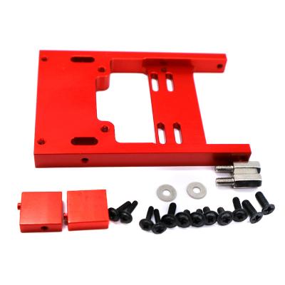 China Vehicles & Remote Control Toys Alloy 9-17G Servo Fixed Mount Aluminum Bracket For WplC14 C24 B14 B24 B16 B36 1/16 RC Car Upgrade Metal Spare Parts for sale