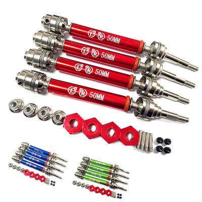 China Radio Control Hobby 4Pcs Metal Drive Shaft For 1/10 TRAXXAS Reduce 4X4 RC Car Upgrade Parts Accessories V1D2-9052X for sale