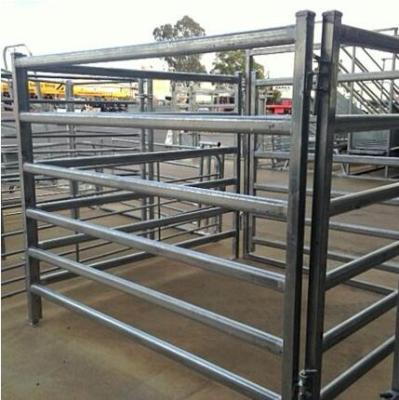 China Hot Selling Mesh Fence 12ft Round Horse Pen And Cattle Corral Panels Portable Galvanized Panel Horse Fence Cattle Yard for sale