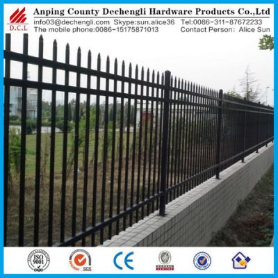 China easily assembled wrought iron yard fence/tech fence/cheap wrought iron fence panels for sale for sale