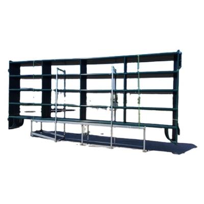 China Easily Assembled Horse Restraint Steel Metal Fence for sale