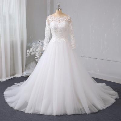 China White elegant langa rochii wedding dresses for women bridal for sale