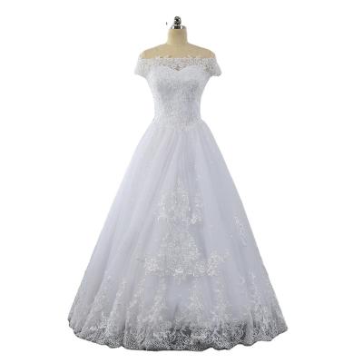 China Simple white small a line cheap low price wholesaler customized wedding dresses for women plus size for sale