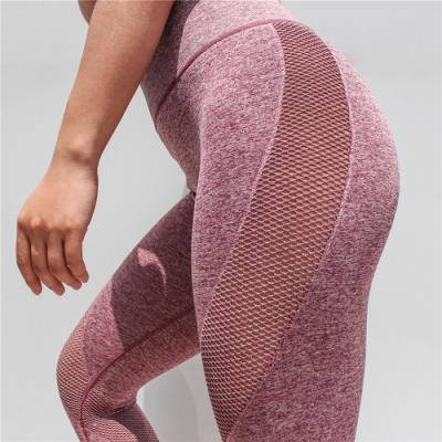 China 2018 New Style Active Women's Workout Breathable Sport Mesh Leggings Yoga Pants for sale