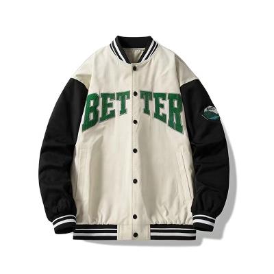 China Custom Letter Soft Warm Mens Wholesabel Sales Clothing Men's College Shell Fleece Jacket High Quality Breathable Jacket for sale