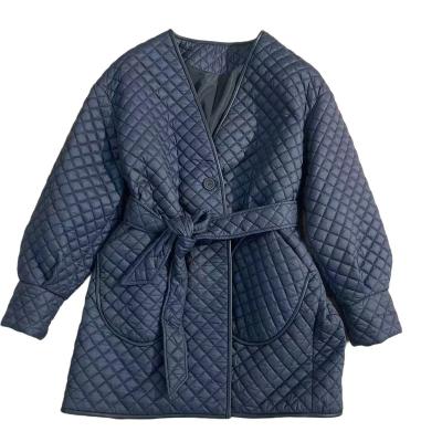 China Wholesale hot sales raincoats price cheap ready to ship navy lady autumn coat women's long winter jacket color for sale