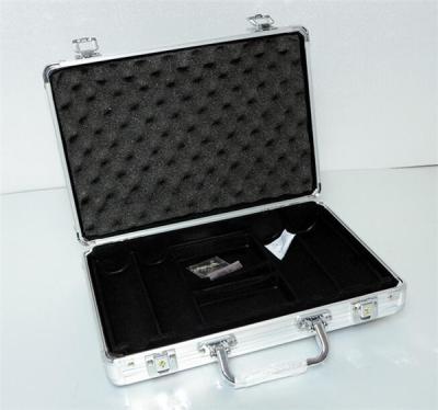 China Aluminum casino suitcase carrying case for poker chips for sale