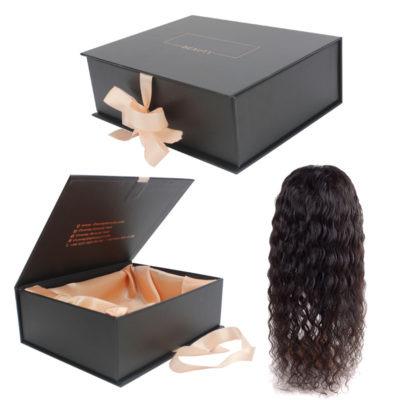 China Biodegradable Modern New Design Hair Boxes Packaging Boxes For Wigs With Silk Boxes for sale