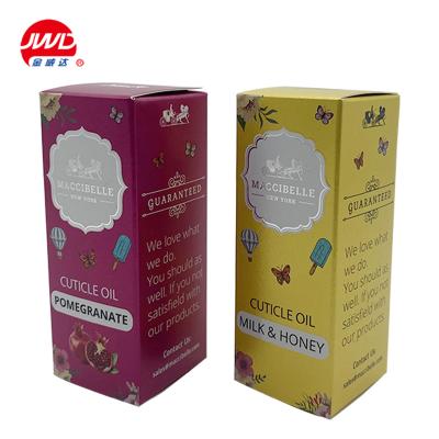 China Recycled Materials Factory Price Custom Logo Luxury Printed Small Cosmetic Paper Packaging Box For Cuticle Oil for sale