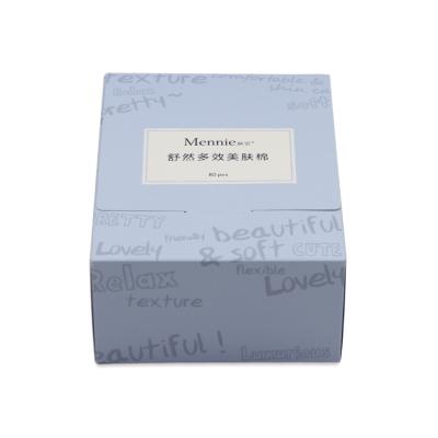 China Cotton Cosmetic Cardboard Disposable Cleaning Packaging Boxes for sale