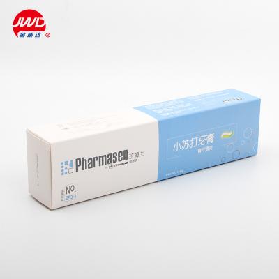 China Materials Box Wholesale Packaging Recycled Lamination Matte Paper Box For Toothpaste for sale