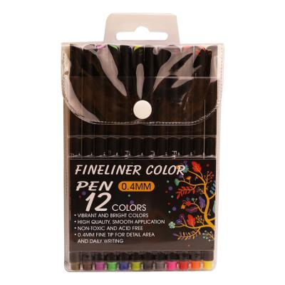 China Soft Writing Top Selling Colored Fine Liner Drawing Pen , Good Tip Art Drawing Fineliner Pens For Artist for sale