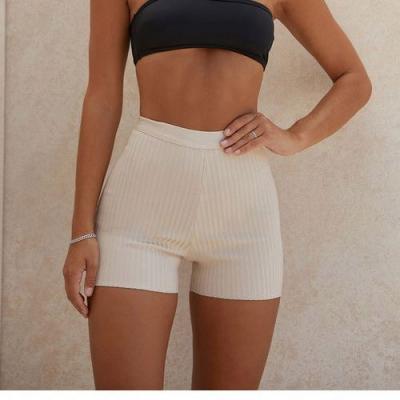 China Anti-wrinkle New Arrival Women's Bodycon Trousers Fashion Hip Lift Slim Women Black Bandage Shorts for sale