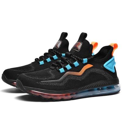 China EVA OEM ODM Air Cushion Men's Running Shoes Mesh Road Sports Shoes Light Weight Breathable Lace Walking Style Shoes for sale