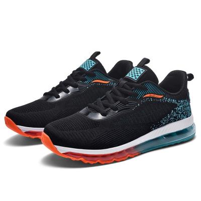 China EVA OEM ODM Air Cushion Road Running Shoes Shock Absorption Style Walking Shoes Breathable Low Cut Lace Up Sports Shoes Mesh Top for sale