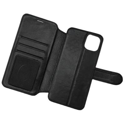 China Shockproof For iPhone 11 Retro Business Flip Protective Case Genuine Leather Phone Case Card Slot Wallet for sale