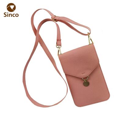 China Cross - Shoulder Phone Body Case Lady Universal PU Leather Bag Body Phone Case Fashion Cross Shoulder Bag for Smartphones for sale