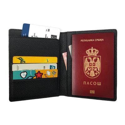 China Normcore/Minimalist Handmade Passport Covers and Wallets Slim Genuine Leather Passport Holder Cover Case Travel Wallet ID Card Case for sale