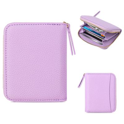 China Fashion Custom Credit Card Holder Luxury Top Leather Wallet With Money Clip for sale