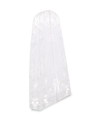 China Storage PVC Wedding Dress Dress Cover Breathable Waterproof Transparent Clothes Cover Travel Packing Storage Garment Bag for sale