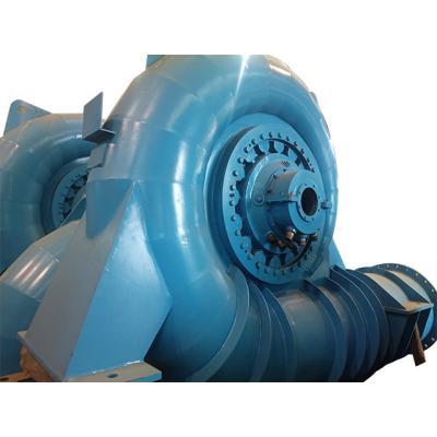 中国 100kw Vertical / Horizontal Hydro Generator Rated Flow 0.3-100m3/S 販売のため