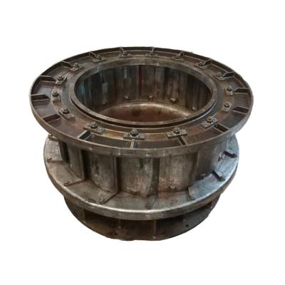 China Vertical Kaplan Hydro Turbine 4-12 Guide Vane Number Stainless Steel CNC Blades Material and Vertical Main Shaft à venda