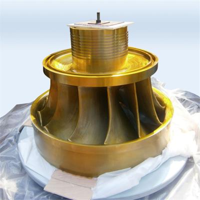 China Francis Water Turbine Runner Axial-de Turbinedelen van het Stroomwater Te koop