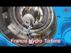 5mw water horizontal francis turbine 500kw with stainless steel runner