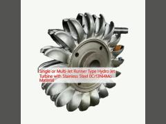 Single or Multi-Jet Runner Type Hydro Jet Turbine with Stainless Steel 0Cr13Ni4Mo Material