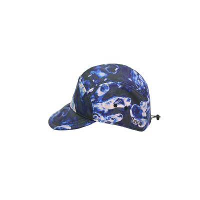 China breathable & Waterproof Embroidery Dry Fit Hat Sports Cap Pocket Hat Boys Waterproof Unstructured Flat Printed Running Hat for sale