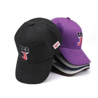 China COMMON JOINT Classic Logo Solid Custom Plain Brim Style Golf Short Baseball Caps for sale