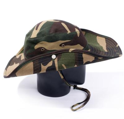 China Image Camouflage Outdoor Military Fishing Safari Hunting Fisherman Cap for sale