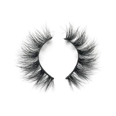 China Tapered Fluffy Fake Mink Eyelash Silk Lashes 3D Mink Eyelashes Wholesale from Chinese Factory 3D Volume for sale