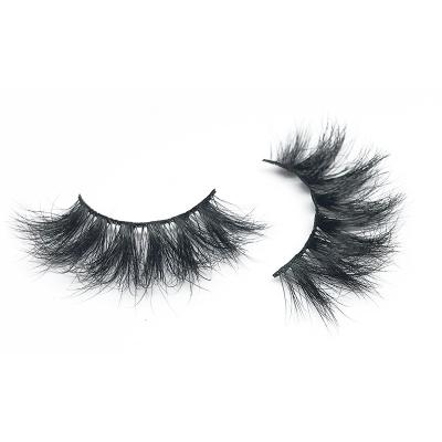 China Wholesale Conical 3D Mink Eyelashes Volume Real Mink Fluffy Eyelashes Seller for sale