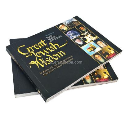 China paper & Wholesale cardboard perfect binding full color printing softcover book with free sample for sale